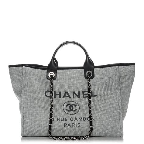 chanel deauville medium size|Chanel canvas large deauville tote.